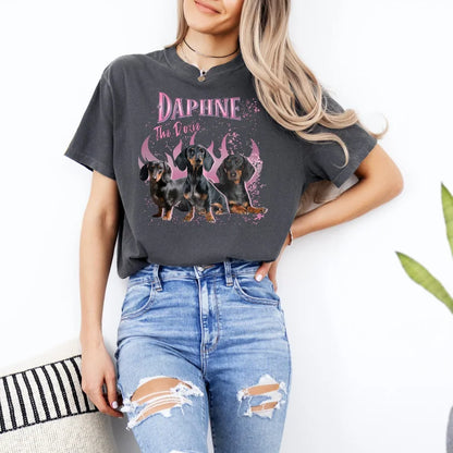 Camiseta Personalizada Retrô Vintage | Com a Foto do Seu Cachorro