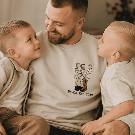 Camisa, Casaco Personalizada com Foto - Presente especial para os Pais