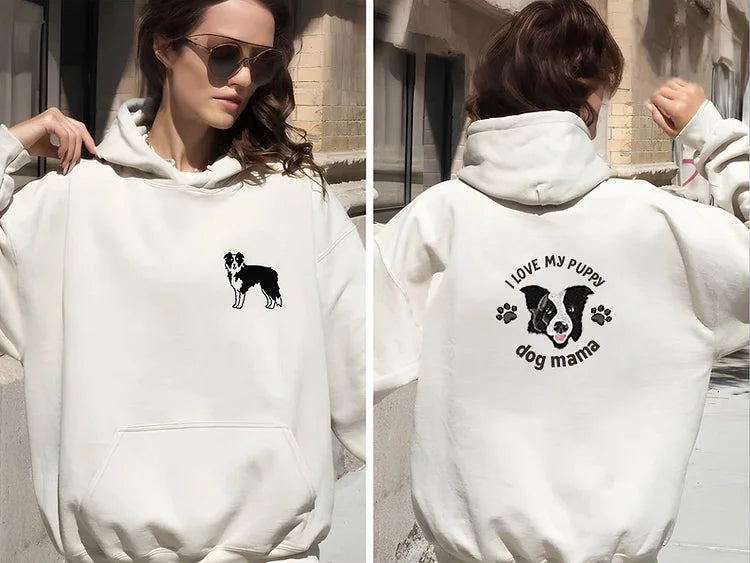 Camiseta e Moletom Dog Mama com Estampa do Seu Pet | Frente e Verso Personalizado