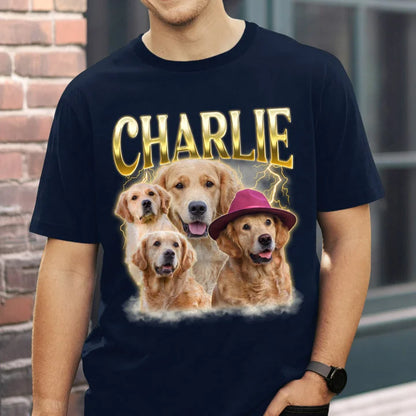 Camiseta Personalizada My Pets Estampa Retrô com Poodles | Amor Canino Vintage
