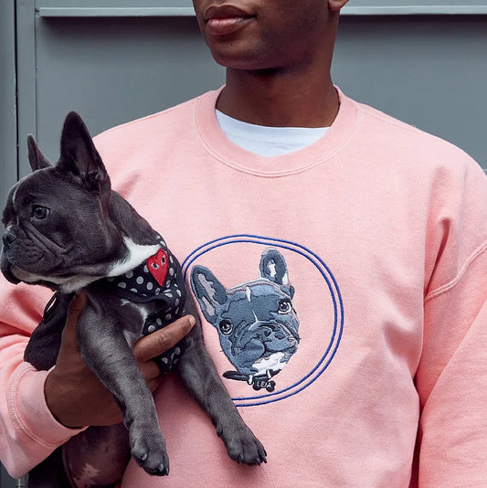Camiseta e Moletom com Estampa Personalizada Bordado |  Destaque o Seu Pet