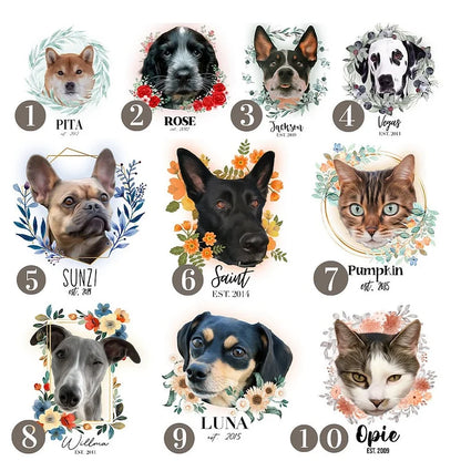 Camiseta e Moletom Com Estampa Personalizada |  Com o Rosto do Seu Animal de Estimação