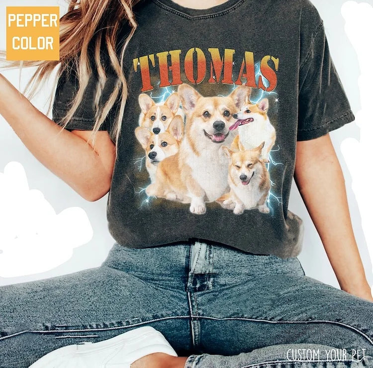 Camiseta Personalizada Retrô Estampa de Dálmatas com Nome | Vintage Dog Vibes