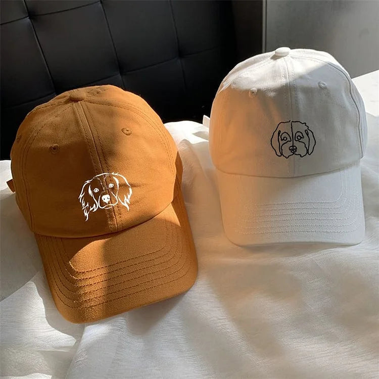 Boné Personalizado Pet Com Estilo | Com a  Foto do Seu Pet