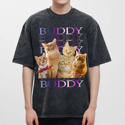 Camiseta Estampa Personalizada | Foto do seu Animal de Estimação de Rap