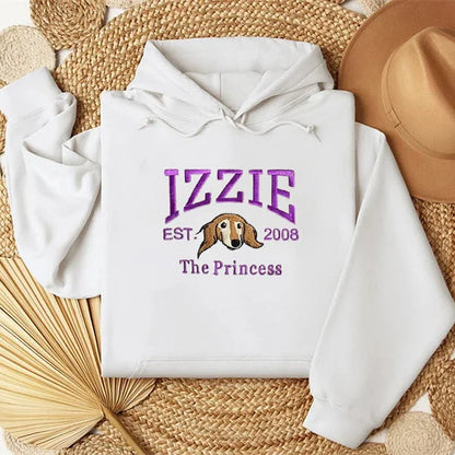 Camiseta e Moletom Personalizado com Bordado do Pet | A Realeza Tem Patas