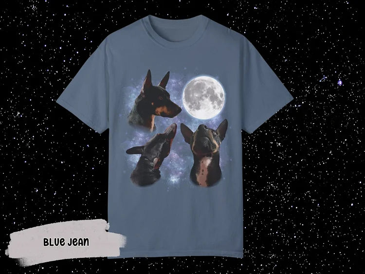 Camiseta Vintage Estampa Personalizada | Gráfica com Retrato do seu Animal de Estimação Personalizado