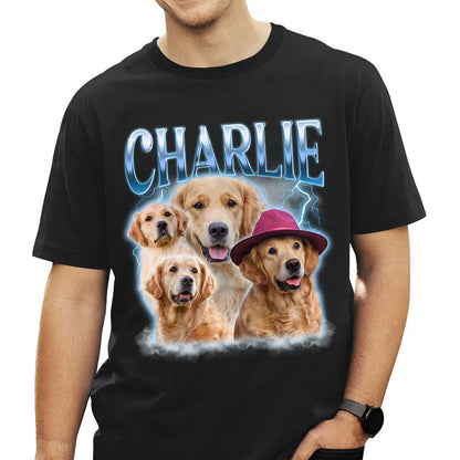 Camiseta Personalizada My Pets Estampa Retrô com Poodles | Amor Canino Vintage