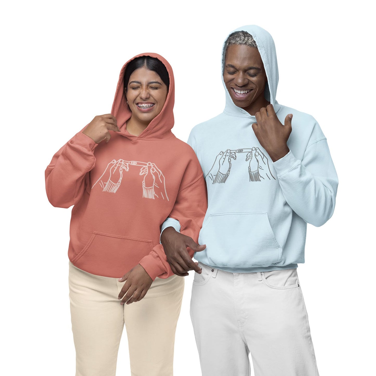 Moletom Estampa de Mãos com Biscoito da Fortuna | Look Casual e Conectado