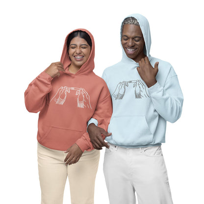 Moletom Estampa de Mãos com Biscoito da Fortuna | Look Casual e Conectado